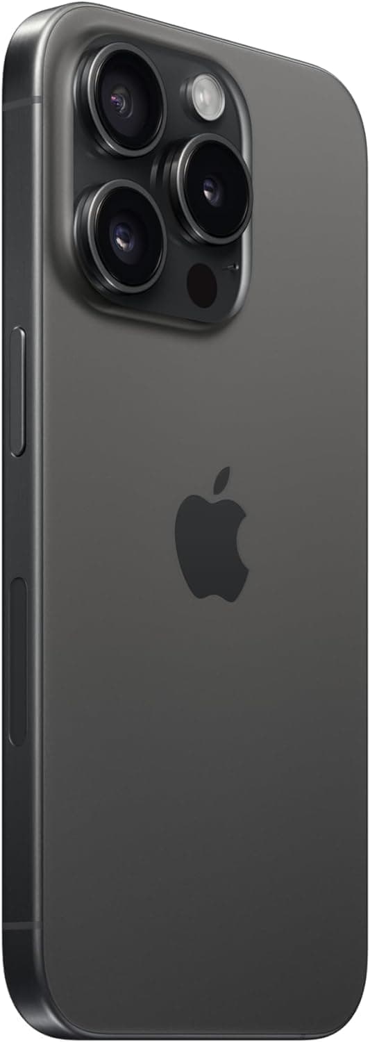 Apple iPhone 15 Pro, US Version, 1TB, Black Titanium for Cricket Wireless (Renewed Premium)