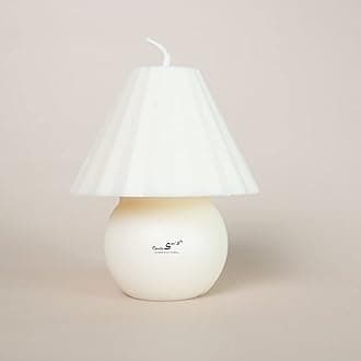 Sapi'S Scented Lamp Shape Candles for Home Decoration 150G, 11 CM x 8CM, 20 Hours Burn (White)