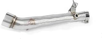 IITA Motorcycle Exhaust Pipe For ZX10R Motorcycle Exhaust Muffler Middle Link Pipe Modified System Elbow Motorbike Stainless Steel Exhaust Muffler(11-15)