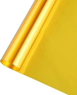 MAKIOTEKO Transparent Window Film, Decorative Window Film Colored Red Window Tint Heat Blocking for Party Wedding Festival Decoration(Customized Size)