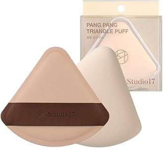 Makeup Powder Puff Triangle Shape | With Latex For Plush And Soft Touch Big Size Quick Small Tip Precise Application Korean