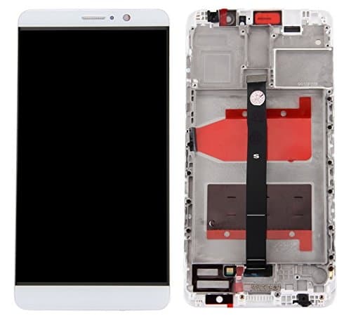 Huawei Mate 9 Compatible LCD Display Unit with Frame in White + Tool