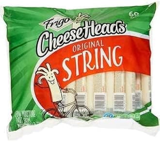 Cheese Heads | String Cheese | (1 oz. pkg, 60 ct.)