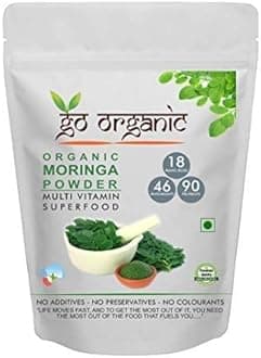 Go Organic Moringa Leaf Powder for Good Health (400 Grm)