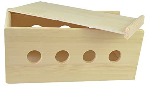 Rykey Universal Cable Box, Outlet / Surge Protector / Ac Adapter Wire / Charger Line / USB HUB Cable Management Box, Cable Organizer Tool Storage Box Narural (big)