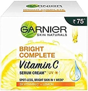 Garnier Skin Naturals Bright Complete Vitamin C Serum Cream with SPF40, Day Cream With SPF40 for Sun Protection and Skin Brightening - Suitable For all Skin Types, 23g