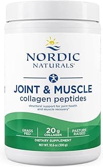 Nordic Naturals Collagen Peptides Joint & Muscle Unflavoured 300g Collagen Supplement for Skin Health and Joint Mobility 15 Servings