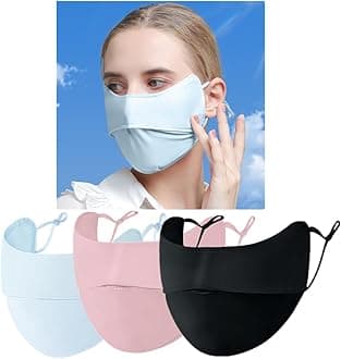 LigartUV Face Mask Washable Reusable Exercise Breathable Sun Protection Golf Sports Face Mask for Women