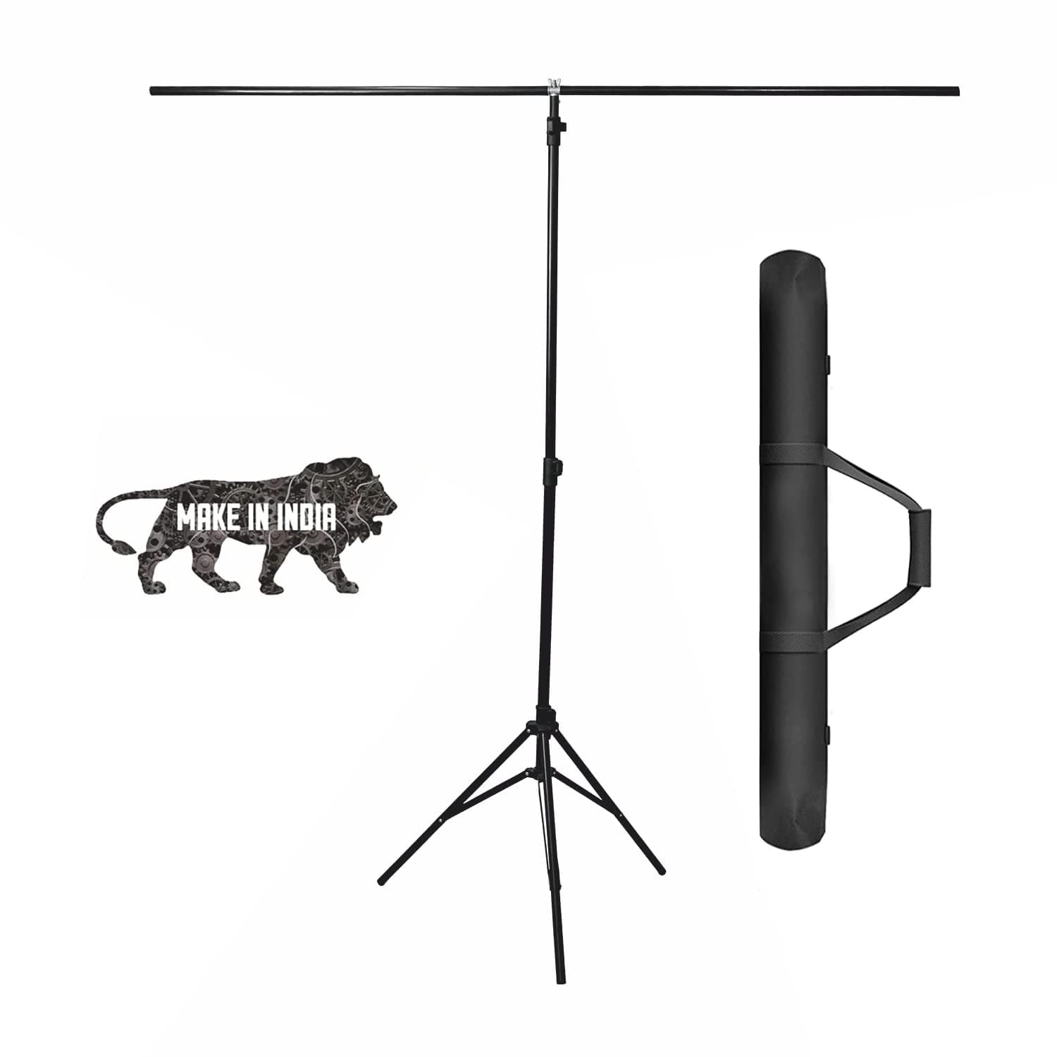 6 Ft. x 9 Ft. Portable T-Shape Background Backdrop Support Stand Kit with Carrying Bag for Green Screen