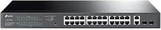 TP-Link TL-SG1428PE 24 Port Gigabit PoE Switch Easy Smart Managed 24 PoE+ Port @250W w/ 2 UL Gigabit Ports + 2 SFP Slots PoE Auto Recovery QoS, Vlan, IGMP & LAG