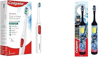 Colgate Proclinical 250R Deep Clean Battery Powered Toothbrush - 1 Pc And Kids Batman Battery Power Toothbrush - 1 Pc