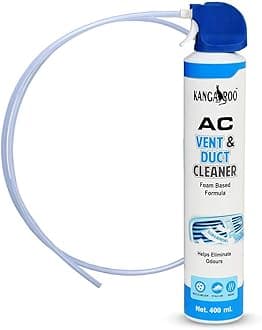 Kangaroo® Car AC Vent & Duct Cleaner Odour Neutralizer Spray Form with Long No-sal Pipe for Effective Cleaning 400 ml - Pack of 1