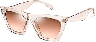 mosanana Square Cat Eye Sunglasses for Women Trendy Retro Cool MS51801