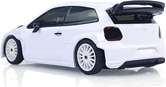 LDRC 1:28 4x4 4WD Plastic RC Off-Road Vehicles Drift Car Model LD2801 RTR Remote Control Car High Speed Race Car Model Hobby Model for Collection Boys Gift(White)