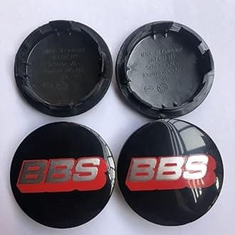 4Pcs Car Hub Centre Caps for BBS 65mm Car Wheel Center Cover Aluminum Tire Rims Emblem Cover Auto Tyre Decoration Badge Accessories