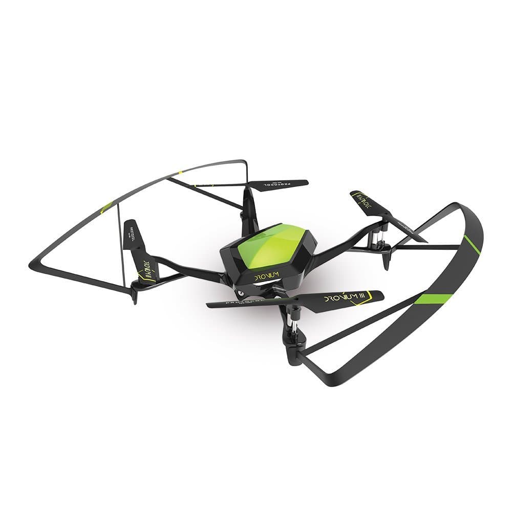 Protocol Dronium III AP - WI-FI Drone with Camera | Streams Live HD Video | HD Aerial Photo |, Banked Turns and 4-Way 360° Flips, Remote Control with Phone Mount Included