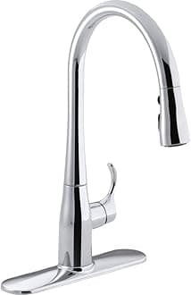 Kohler 596-CP Kitchen Faucet, Polished Chrome, One Size