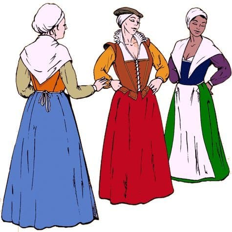 The Elizabethan Working Woman's Wardrobe Pattern