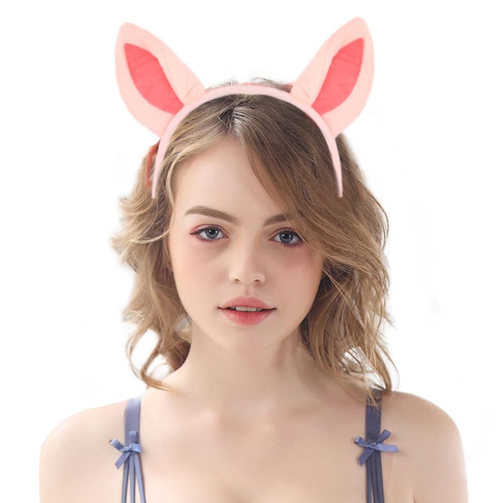Plush Animal Ears and Horns Headband-Halloween Christmas Festival Theme Party Animal Cosplay Costume Headbands