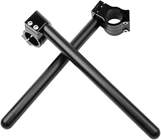 Motorcycle 7/8'' Handlebar Clip On 35MM Fork Tube Bar for Handlebar Cafe Racer Harley Honda Motorcycle