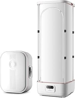 Automatic Ironing Machine and Clothes Dryer - Portable Steam Drying Machine for Household Use - Folding Wrinkle Removal and Mite Drying