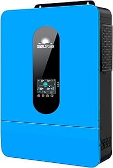 SUNGOLDPOWER 6500W 48V Solar Inverter, Built-in 2 MPPT Solar Controllers, Max 140A Battery Charging, AC Input/Output 120V/240V(settable),Pure Sine Wave Inverter(Parallel/WiFi/BMS COMM)