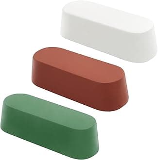Buffing Polishing Cutting Compounds 7.4 Oz. Kit - Green Fine/White Medium/Brown Coarse - 3 PCS