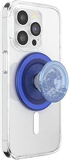 Phone Grip for MagSafe, Magnetic Holder, Phone Stand, Blue - Translucent Ocean