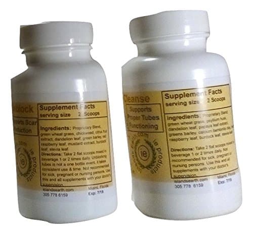 Fallopian Tubes Unblock Support Herbal Supplements Capsules Kit. 2 Different Fallopian Formulas, 60 Capsules Supplement Each. Includes The Fallopian Tubes Unblock & Fallopian Tubes Cleanse.