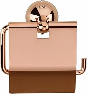 Toilet Paper Roll Holder for Bathroom, 304 Stainless Steel Toilet Paper Holder in Bathroom, Toilet Tissue Roll Holder for Bathroom, Bathroom Accessories(Rose Gold, Torin)