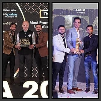 Wooden Carved Decorative Wall Mirror Frame in Solid Mango Wood Without Mirror (Size 5 * 3 FT) (White) (Walnut Brown)