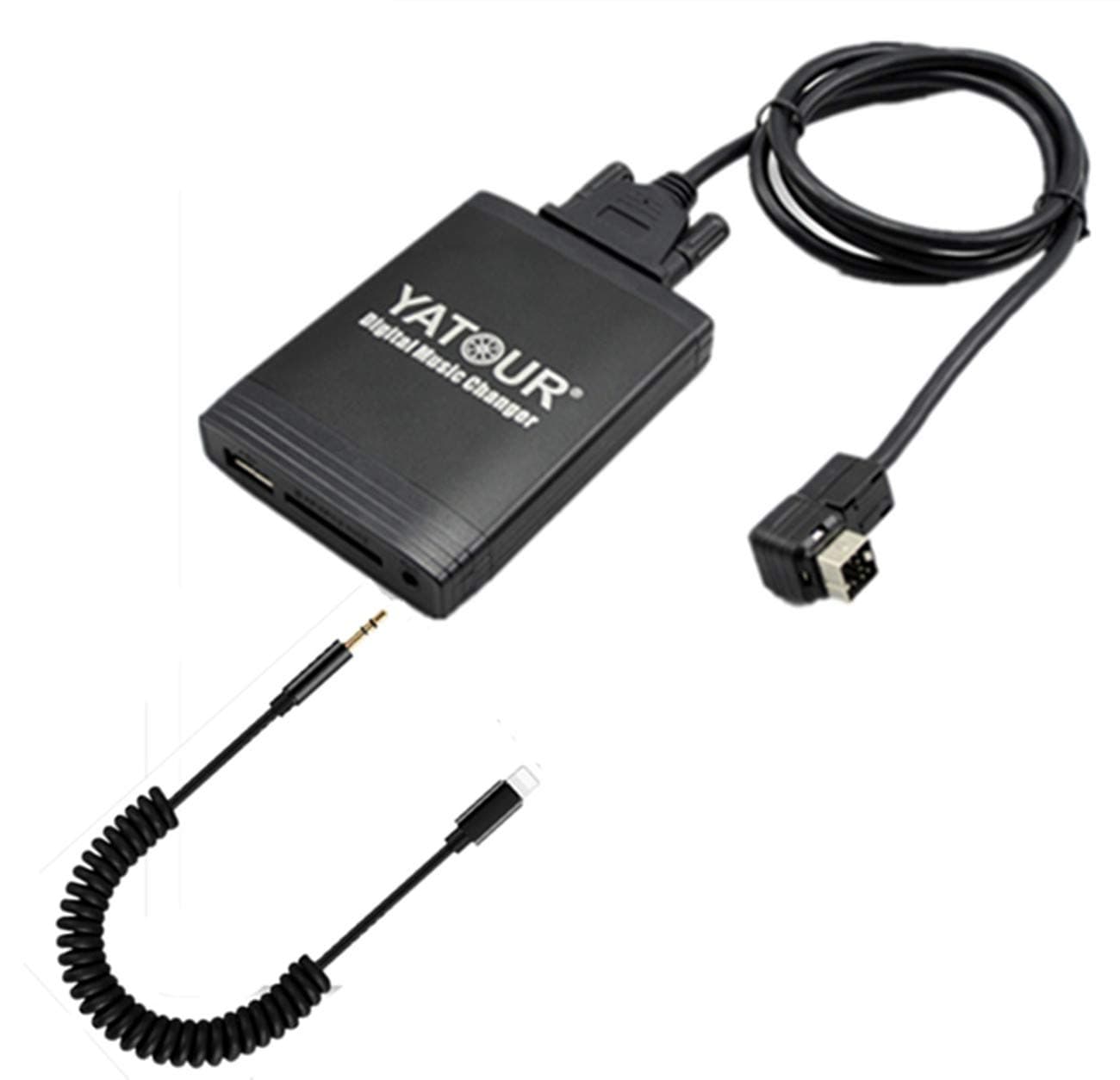 Clarion Stereo AUX Adapter, Digital Car Input Interface with SD Card, MP3 3.5mm AUX in, Music Player for Ce-Net(M06-CLAR)