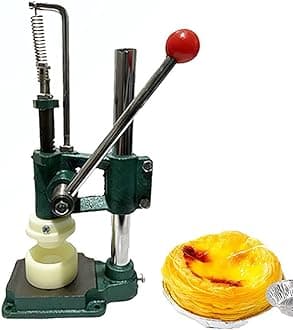 BLOSSS Manual Egg Tart Making Machine Egg Tart Pressing Machine with Mold, Custard Tart Shell Molding Forming Machine Egg Tart Skin Tool for Home use, Restaurant, Cake Shop SN6201