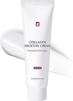 Collagen Necktox Cream with Collagen and Hyaluronic Acid for Neck Firming, Anti-aging, Wrinkles and Tightening, Korean Skin Care, 50ml, 1.69 fl. oz