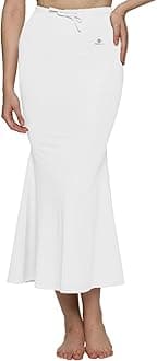 Saree Shapewear Petticoat for Women Smooth Curve Peticote Innerwear for Sarees sin Party Saree Shaper for Ladie Shape Wear Dress for Body Shaper Cotton Blended Petticoat Skirts for Women