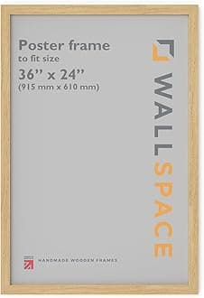 Oak Frame 36x24 inch | 91.5x61cm Wooden Poster Frame