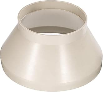 PATIKIL 10" to 6.3" Duct Reducer Connector, Heating Cooling Ventilation Tube Fire-Resistant Increaser Adapter Pipe Fitting for Vent System