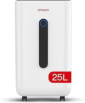 Dehumidifier, 25L/Day, Digital Humidity Display, Auto Drainage option, Sleep Mode, Washable Filters, 24H Timer, Continuous Dehumidification, Rotatable Wheels for Easy Mobility | MD-395