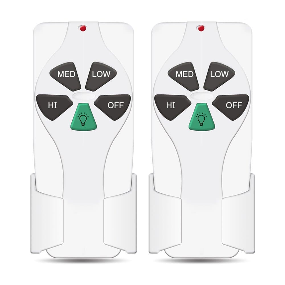 Ceiling Fan Remote Control Replacement for Hampton Bay Harbor Breeze Hunter KUJCE9103 2AAZPFAN-53T FAN-11T FAN-53T (Just Remote Control,2 Pack) CFLRC372-01