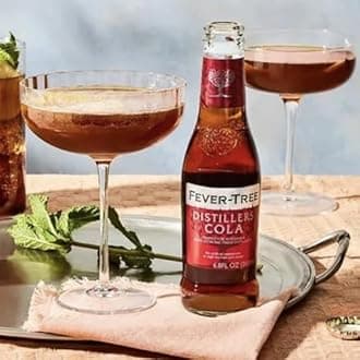 ChromaCast Fever Tree Distillers Cola - Premium Quality Mixer & Soda - Refreshing Beverage for Cocktails & Mocktails 200ml Bottles