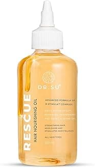 Rescue Hair Oil Rosemary, Peppermint & Sweet Almond for Deep Nourishment Reduces Hair Fall Non-Greasy & Fast-Absorbing For Strong, Healthy Hair Unisex 200 ml (Pack of 1)