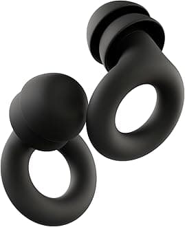 Loop Quiet 2 Plus Ear Plugs with Double Tips – Ultra-Comfy Reusable Earplugs for Sleep, Focus, Travel, Noise Sensitivity | Flexible Protection | 24 dB (SNR) Noise Reduction + 3 dB with Double Tips