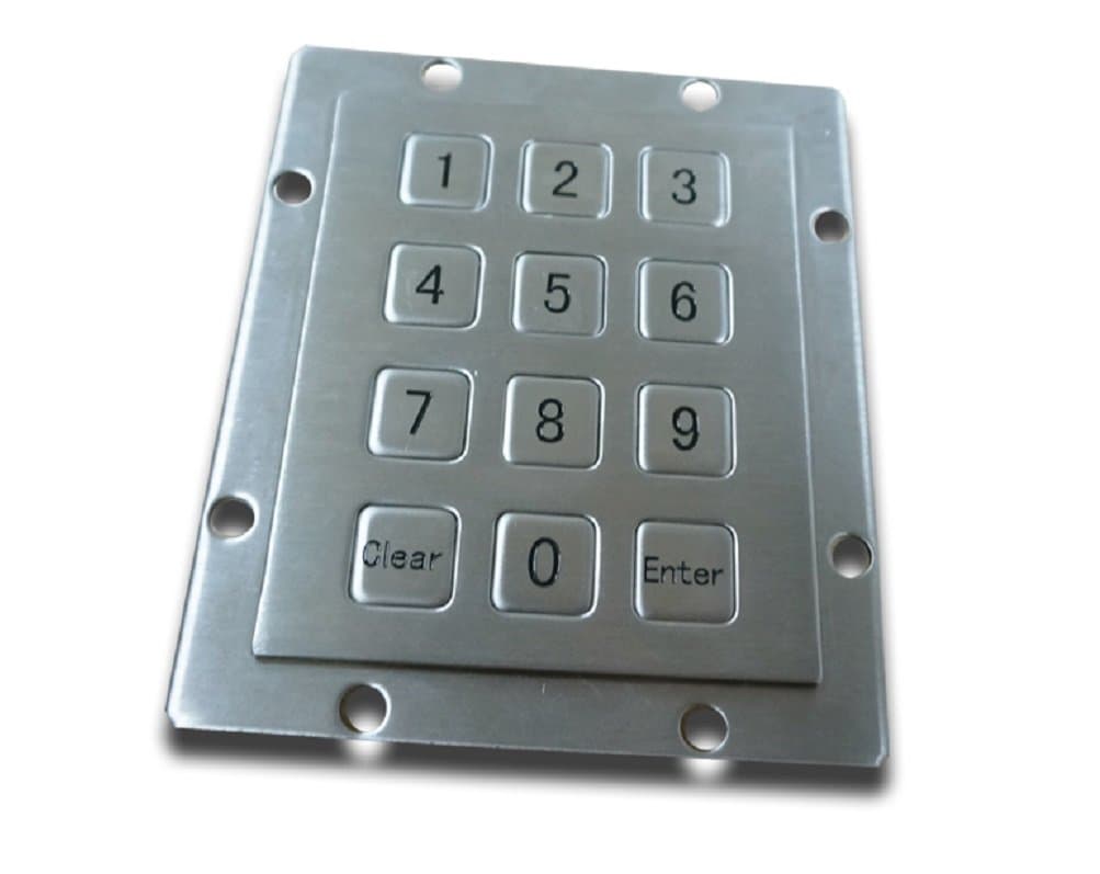 Metal Keypad - 12 Keys - USB - Numeric Keypad