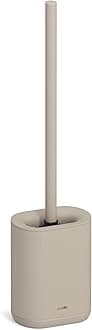 stardis Pure Toilet Brush Matt Silicone Toilet Brush Compact Antibacterial Brush Set Beige