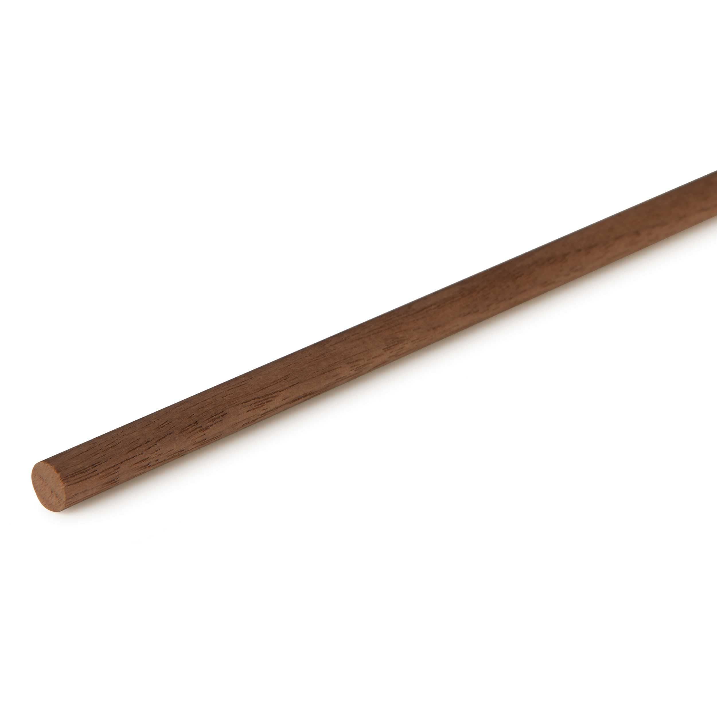 Cindoco Walnut Dowel 1/4" Round, Single Piece