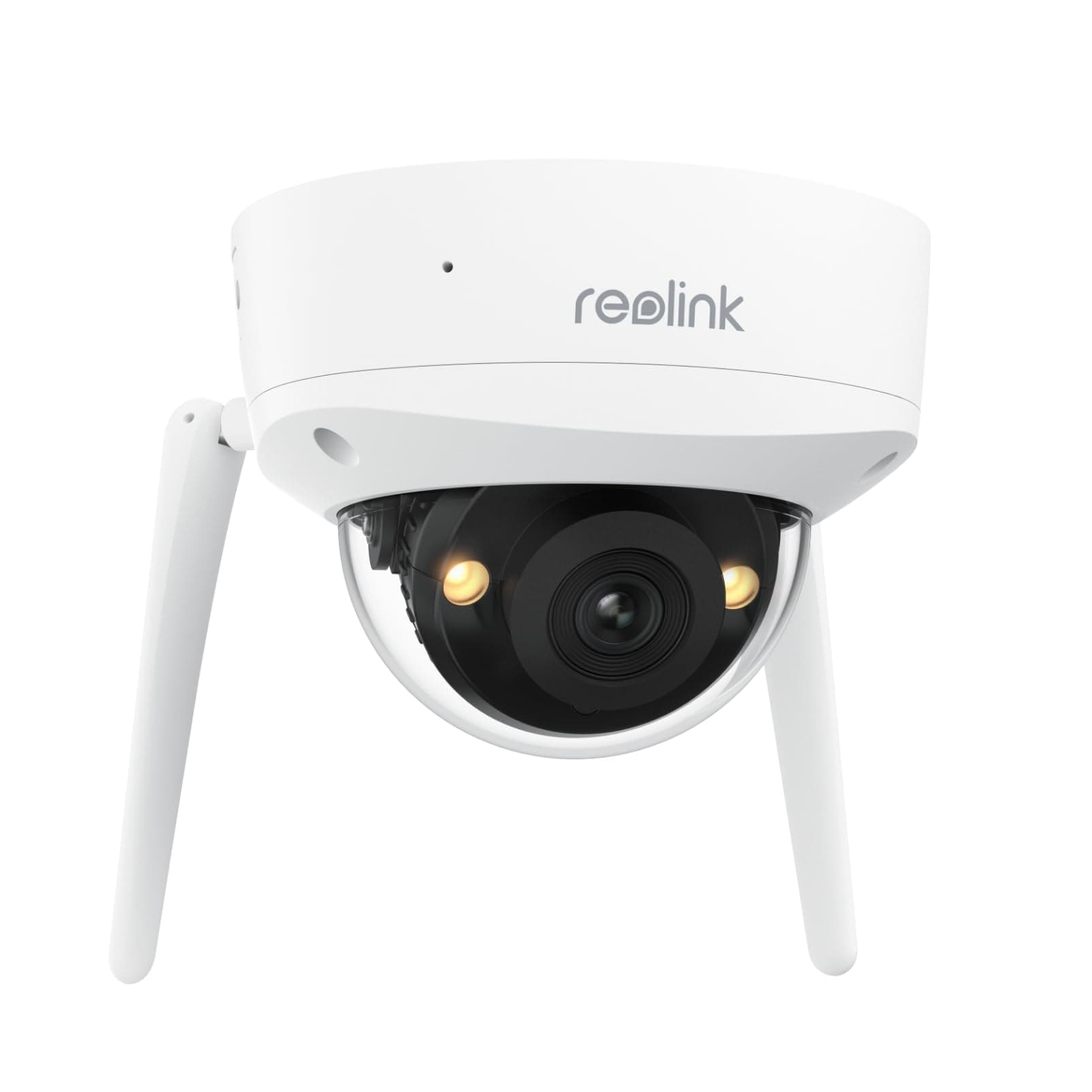 REOLINK 4K Wi-Fi 6 Security Camera with 125° Viewing Angle, Outdoor Camera with IK10 Vandal-Proof, Color Night Vision, Smart Detection, Local Storage, Non-PT Cam, DC 12V/1A, RLC-840WA