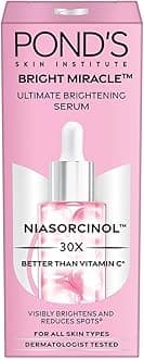 Bright Miracle Ultimate Brightening Serum with Niasorcinol | 30X better than Vitamin C | For Visibly Brighter, Spot-Free Skin in 1 Week | Lightweight & Fast Absorbing | 15ml