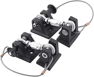 DV8 Offroad | Jeep Wrangler Hood Hold Downs | Stainless Steel & Billet Aluminum | Race Inspired | K Series (2007-2017 Jeep JK)