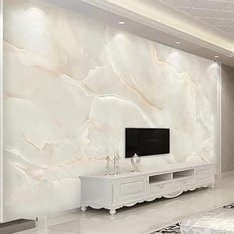 Custom Size Wall Murals,Modern Simple Beige Marble，Removable Peel and Stick Self-Adhesive Wall Murals Large Photo Wallpaper