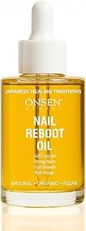 Organic Cuticle Oil for Nails - USA Made - Japanese Treatment for Damaged Nails - Natural Nail Cuticle Repair - Visible Results For Perfect Results - Nail Strengthener and Growth Reboot Oil 30ml